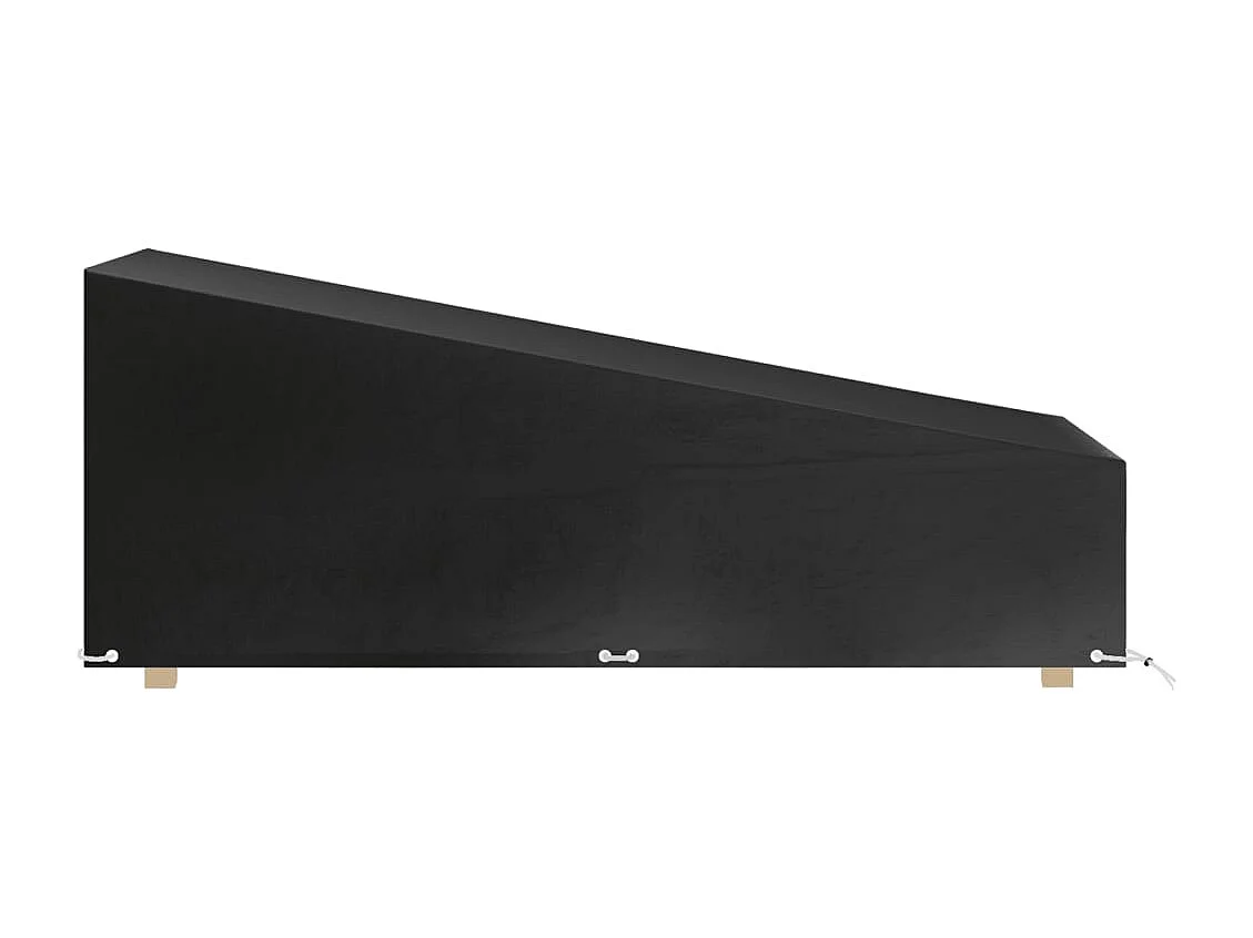 Funda chaise longue 12 ojales 200x65x35/60 cm polietileno