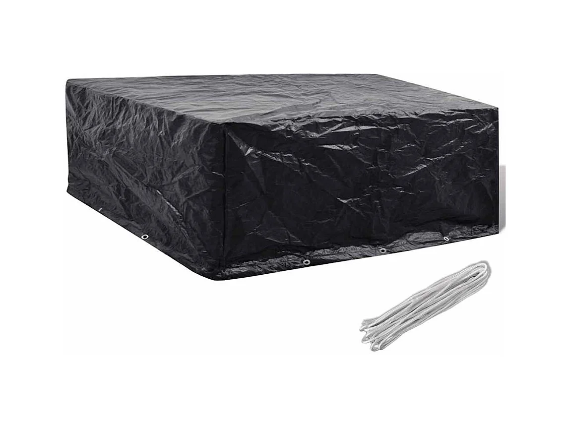Funda para muebles de jardín con 10 ojales 260x260x90 cm
