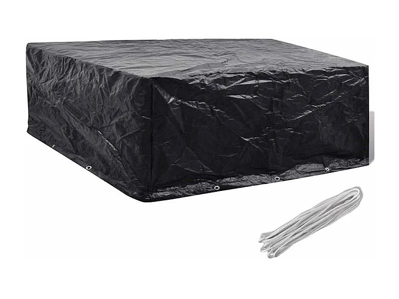 Copertura per mobili da giardino con 10 occhielli 260x260x90 cm