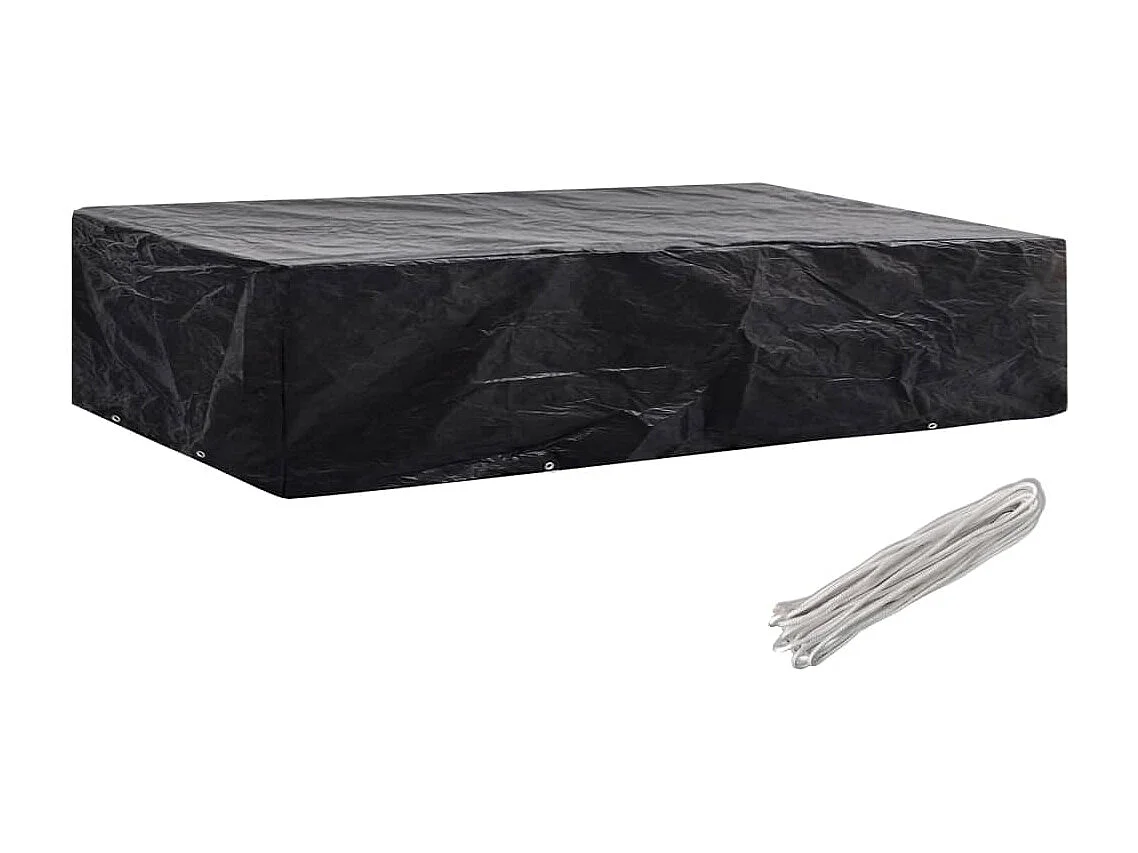 Fundas para sillas de jardín 8 ojales 2 uds 218 x 77 x 55 cm