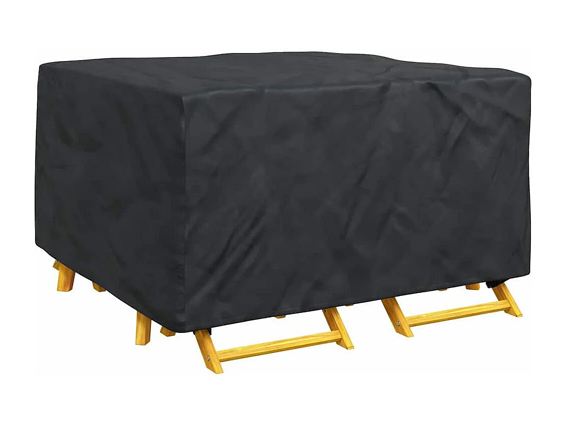 Tuinmeubelhoes Zwart 150 x 150 x 75 cm 210D