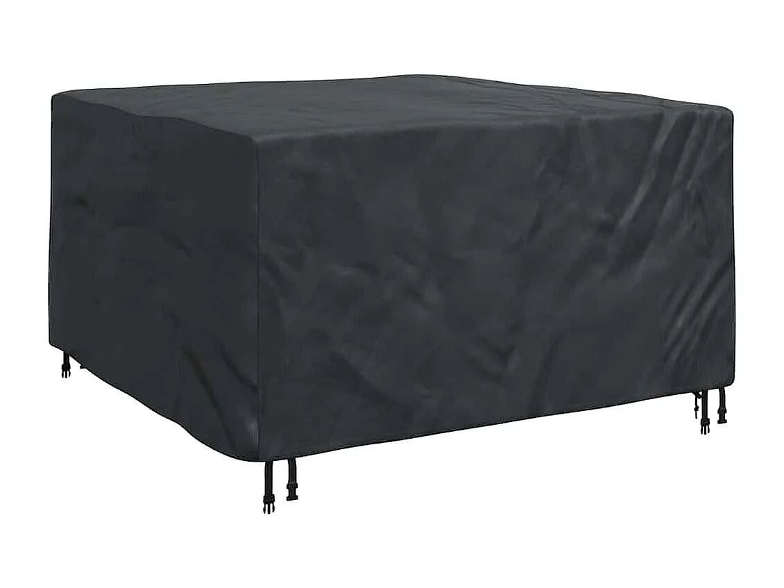 Housse pour mobilier d'extérieur Noir 150 x 150 x 75 cm 210D