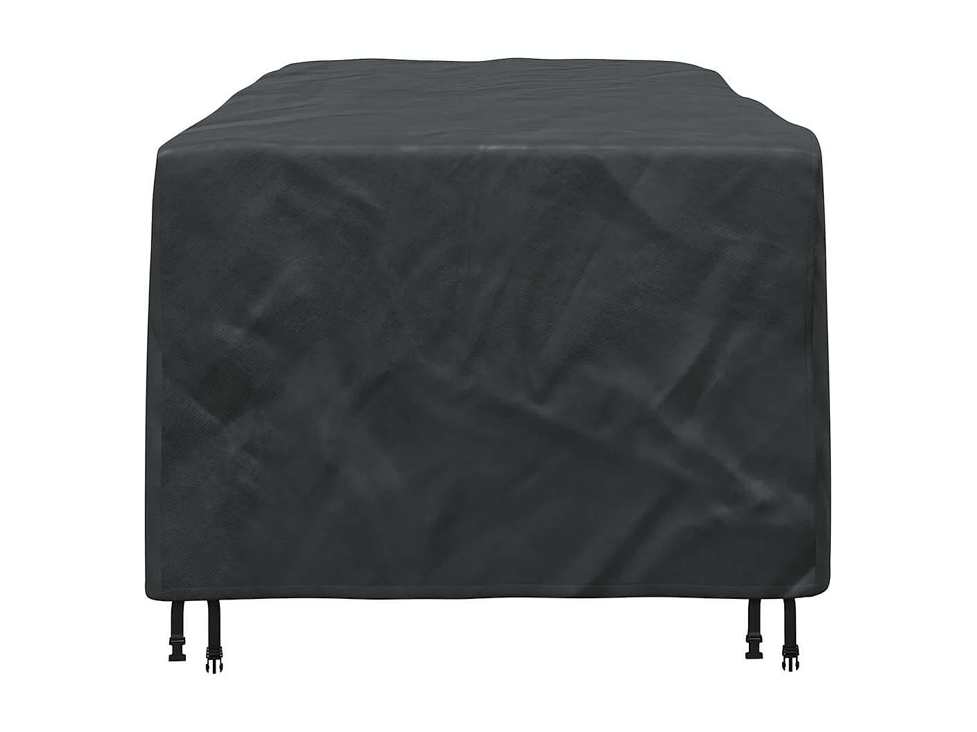 Housse pour mobilier d'extérieur Noir 220 x 110 x 70 cm 600D