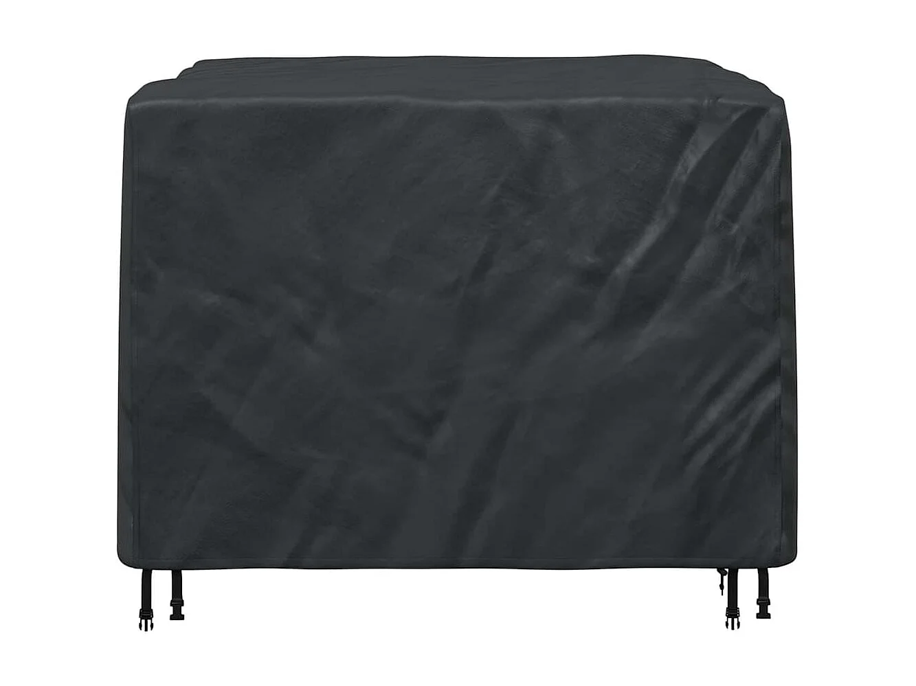 Funda para muebles de exterior negra 135 x 135 x 90 cm Tejido 600D