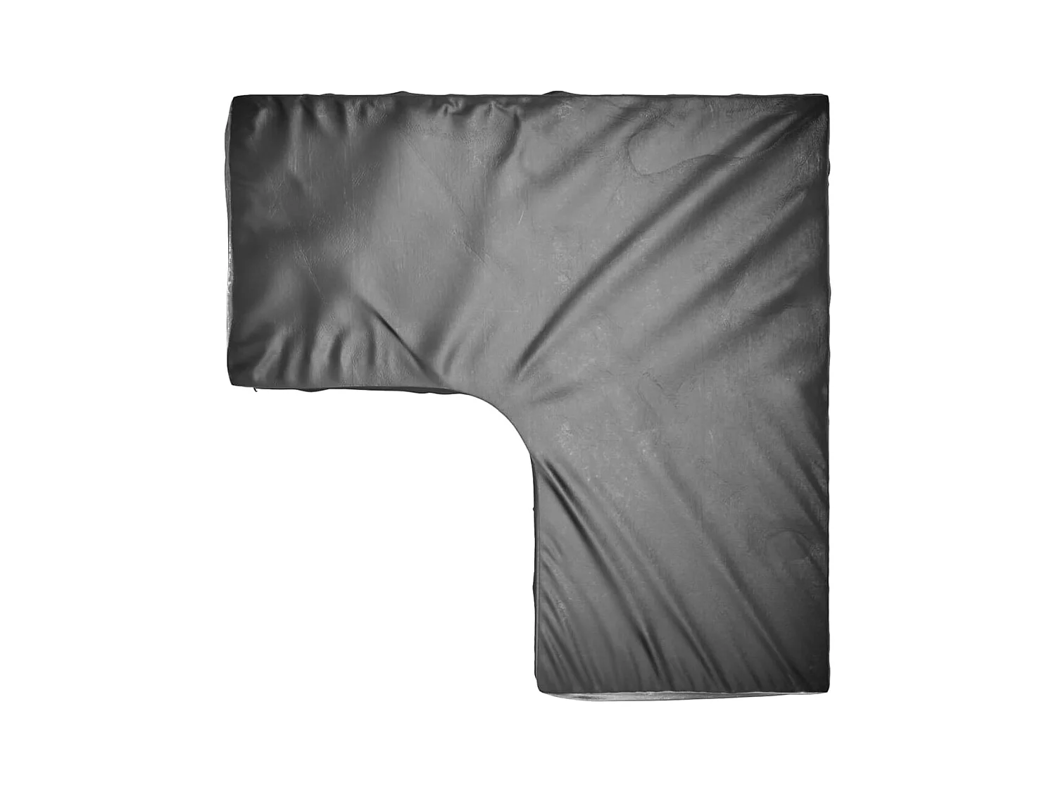 Fundas para muebles de jardín en forma de L, 2 unidades, 16 ojales