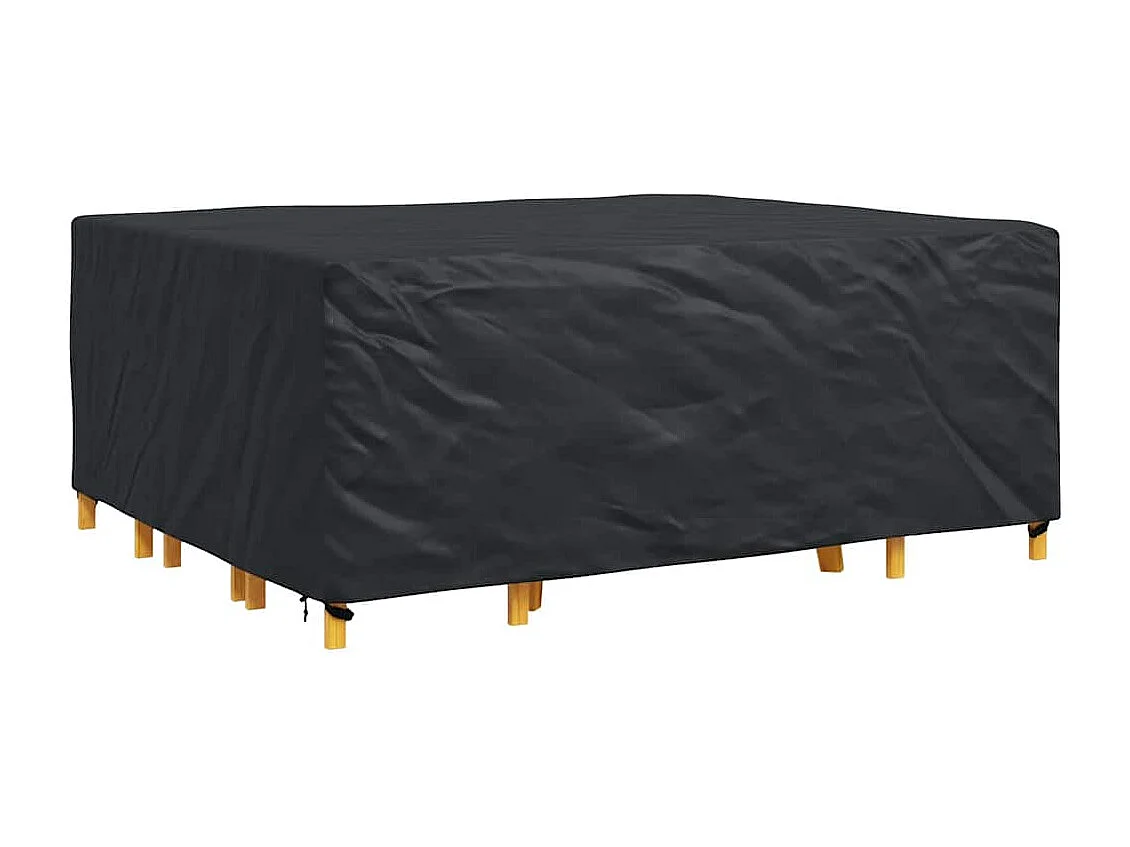 Housse pour mobilier d'extérieur Noir 250 x 210 x 70 cm 420D