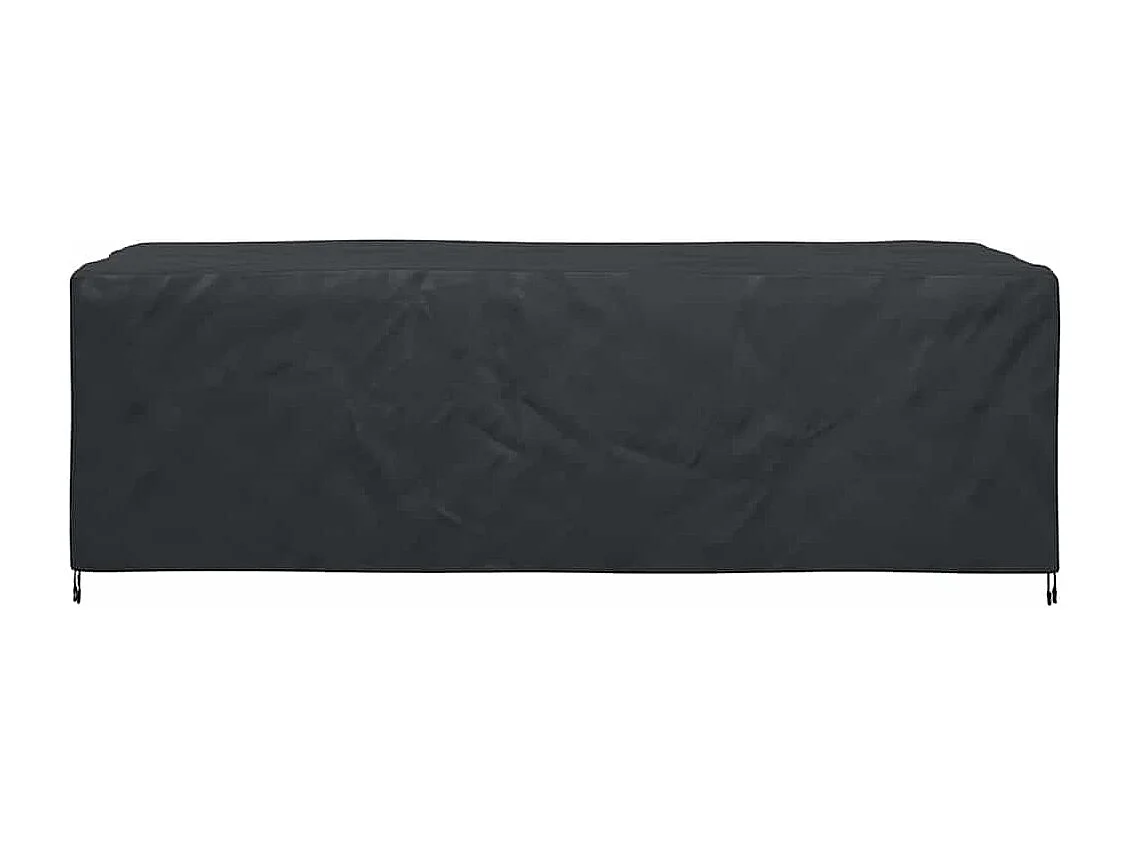 Housse pour mobilier d'extérieur Noir 300 x 110 x 70 cm 210D
