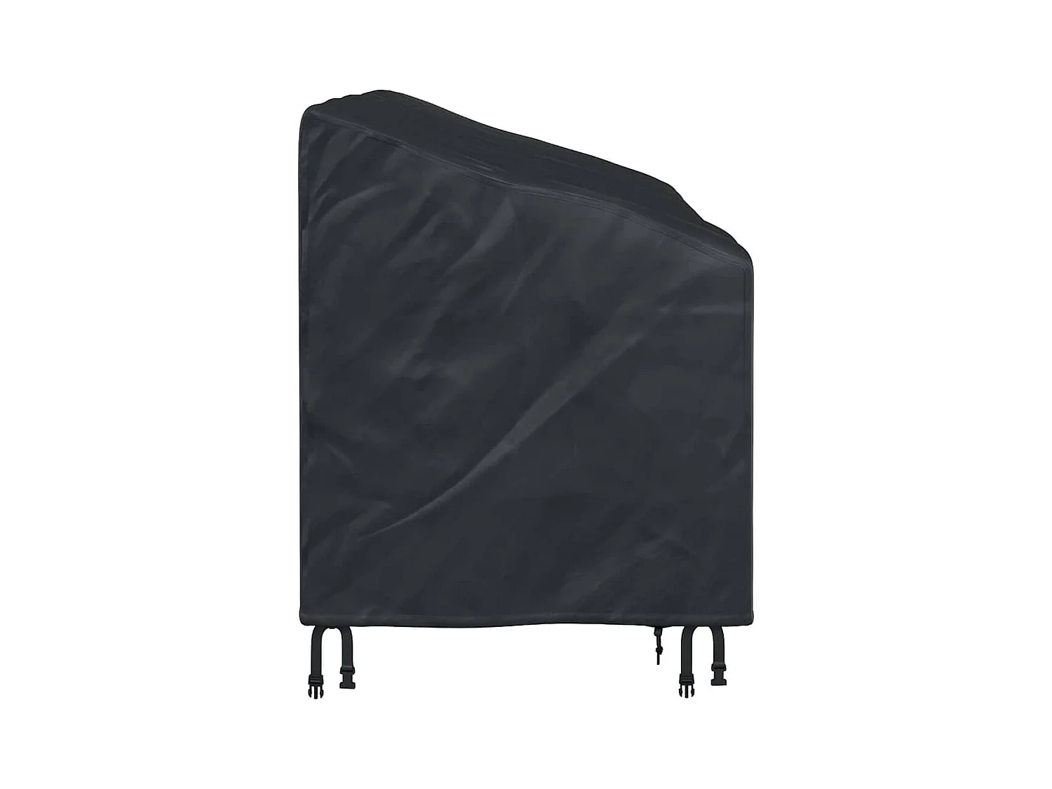 Housse de banc de jardin Noir 175 x 85 x 65 / 94 cm Tissu 420D