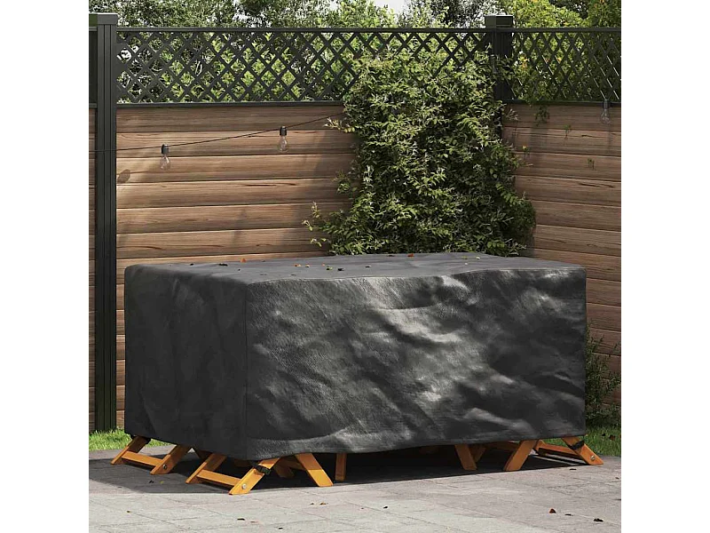 Housse pour mobilier d'extérieur Noir 170 x 100 x 70 cm 420D