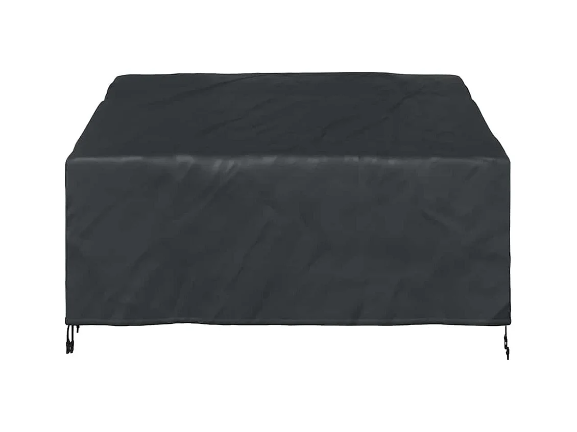 Housse de banc de jardin Noir 160 x 100 x 61 / 89 cm Tissu 600D