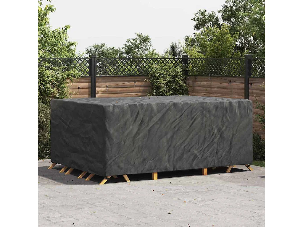 Funda para muebles de exterior Negra 270 x 180 x 90 cm 210D