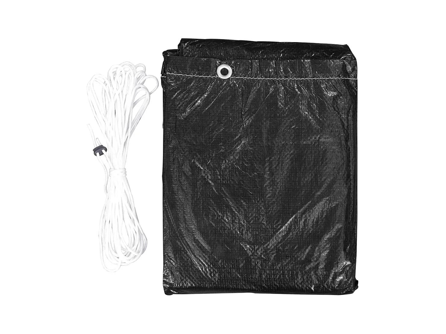 Copri mobili da giardino 2 pezzi 6 occhielli 160x80x75 cm