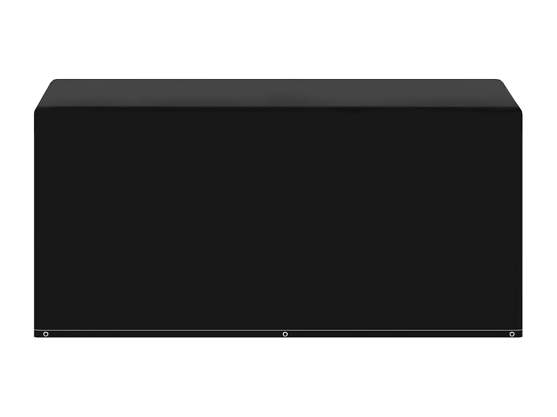 Housses de meubles de jardin 2 pcs 6 œillets 160x80x75 cm