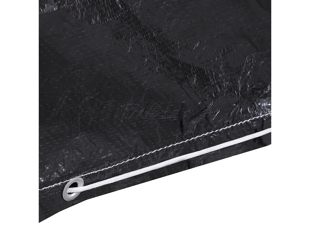 Housses de meubles de jardin 2 pcs 6 œillets 160x80x75 cm