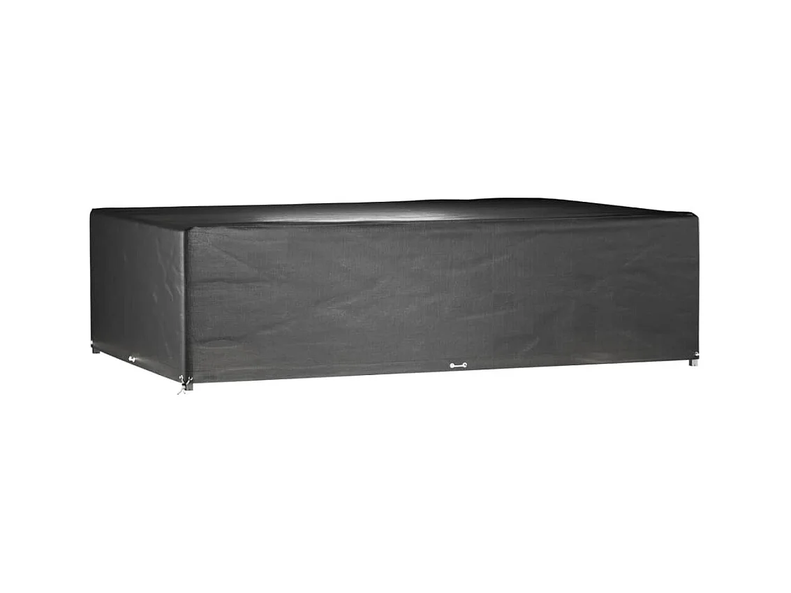 Fundas para muebles de jardín 2 piezas 16 ojales rectangulares