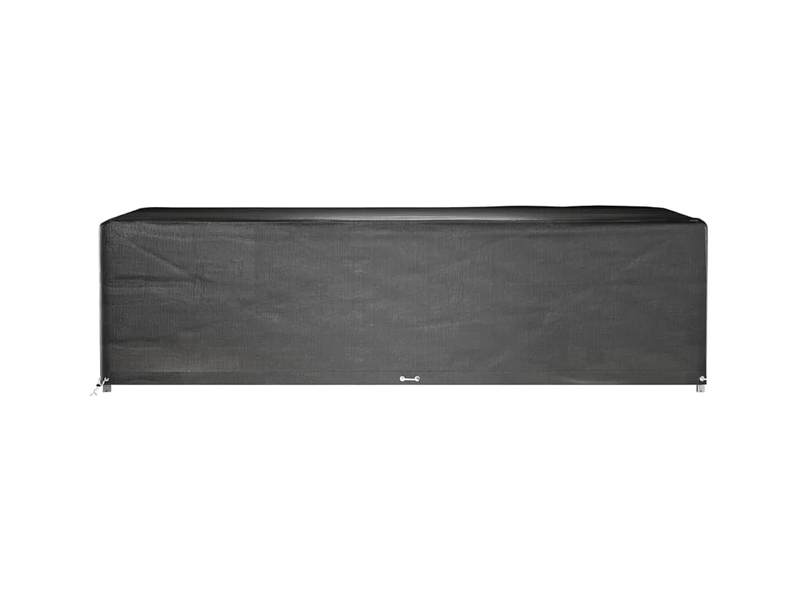 Fundas para muebles de jardín 2 piezas 16 ojales rectangulares