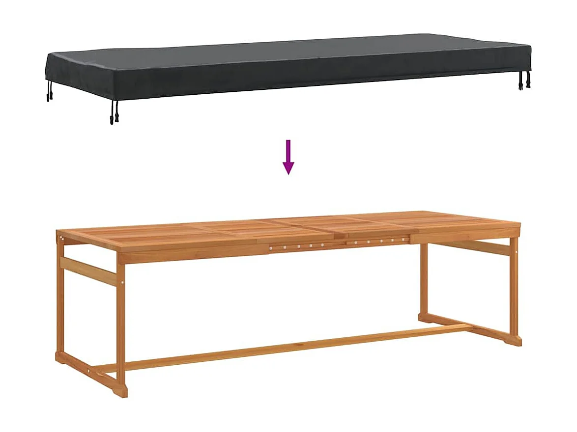 Buitenmeubelhoes 262 x 102 x 15 cm