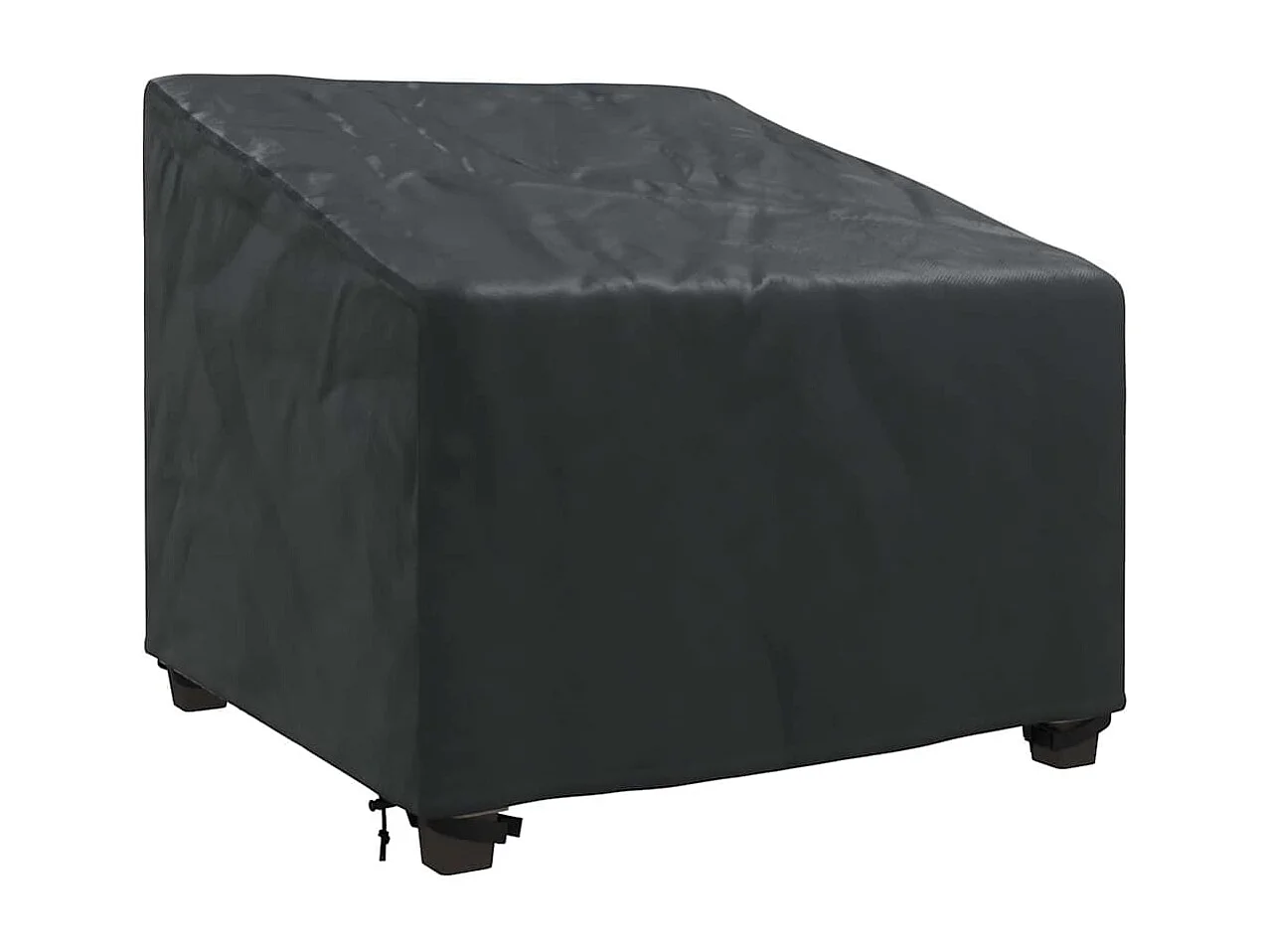 Housse de chaise de jardin Noir 90 x 90 x 50 / 75 cm Tissu 600D