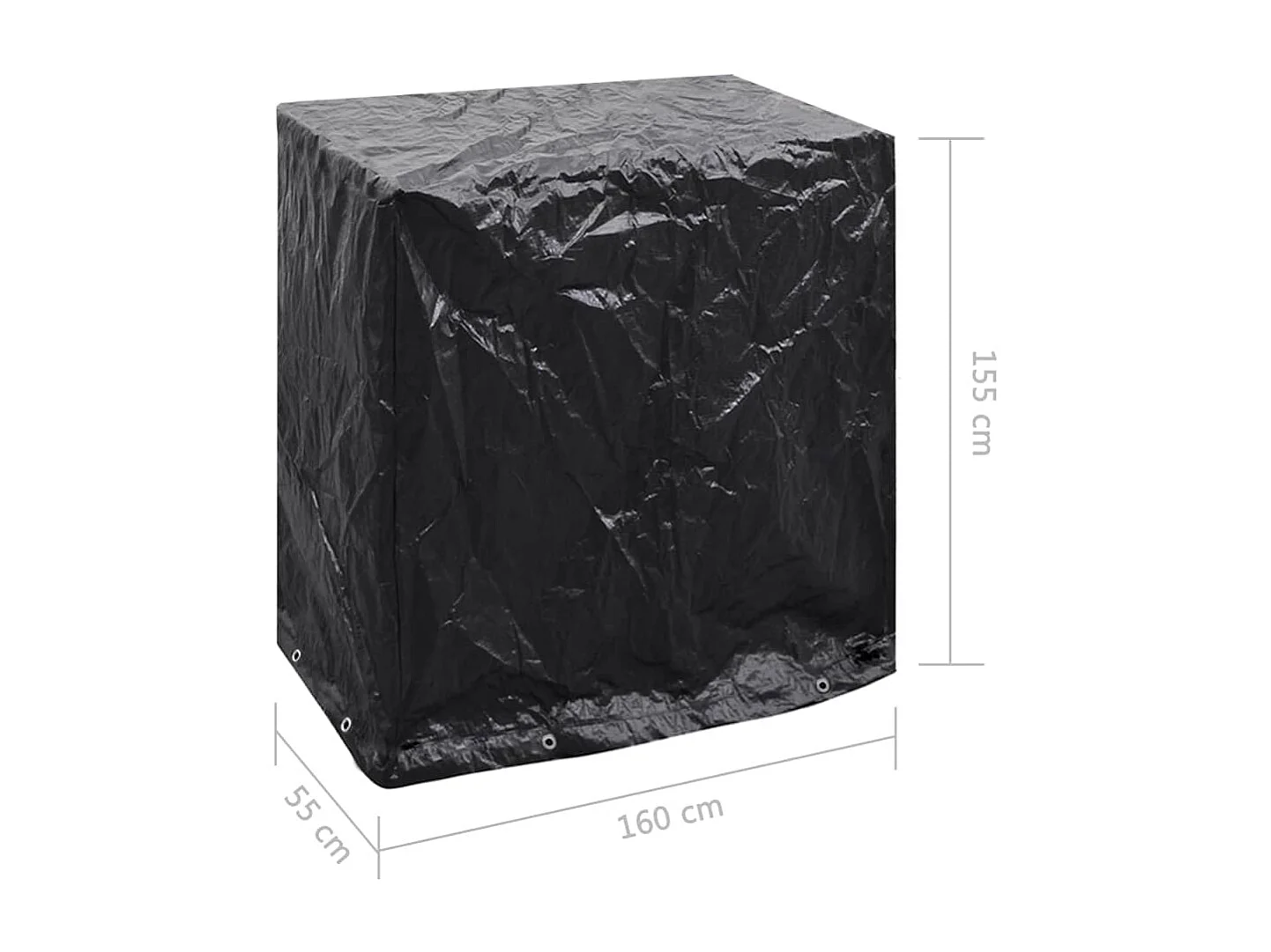 Funda para muebles de jardín Mesa de ping-pong 160x55x182 cm