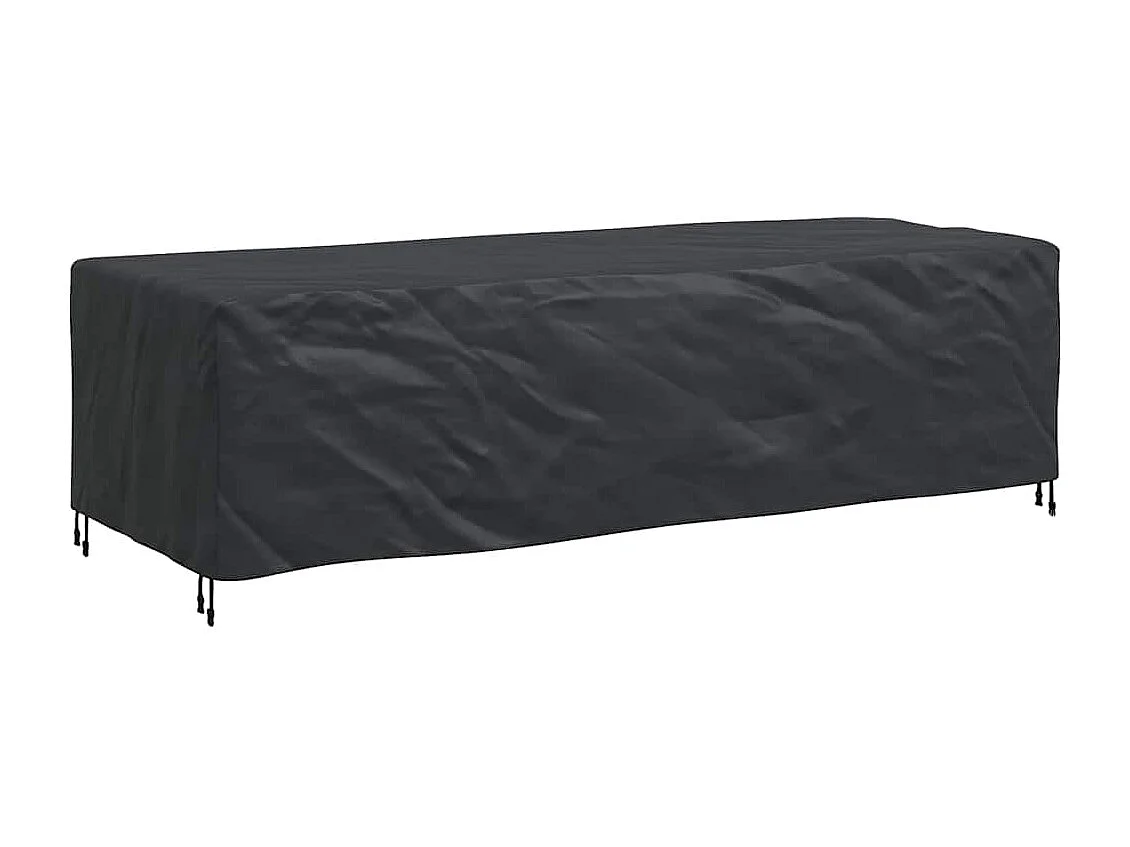 Housse pour mobilier d'extérieur Noir 270 x 110 x 70 cm 210D