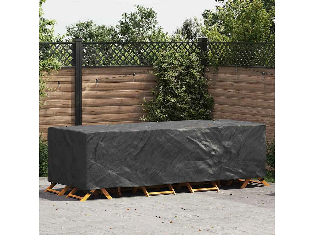 Buitenmeubelhoes Zwart 270 x 110 x 70 cm 210D