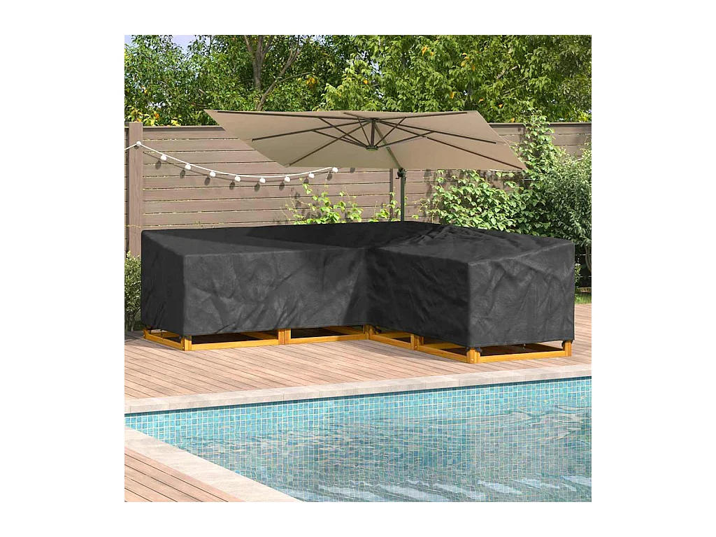 Housse pour mobilier d'extérieur 270 x 270 x 80 cm