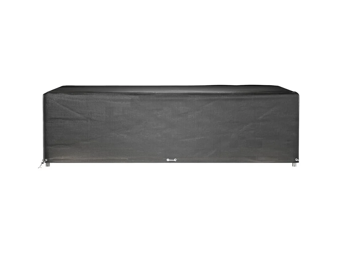 Fundas para muebles de jardín 2 piezas 16 ojales rectangulares