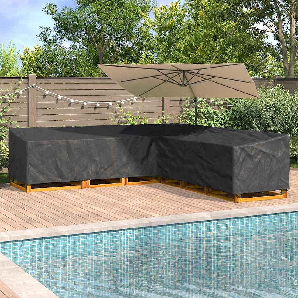 Housse De Protection Pour Meuble De Jardin Rond - 200x200x85cm, Tissu 210D Imperméable Et Anti-UV - VidaXL