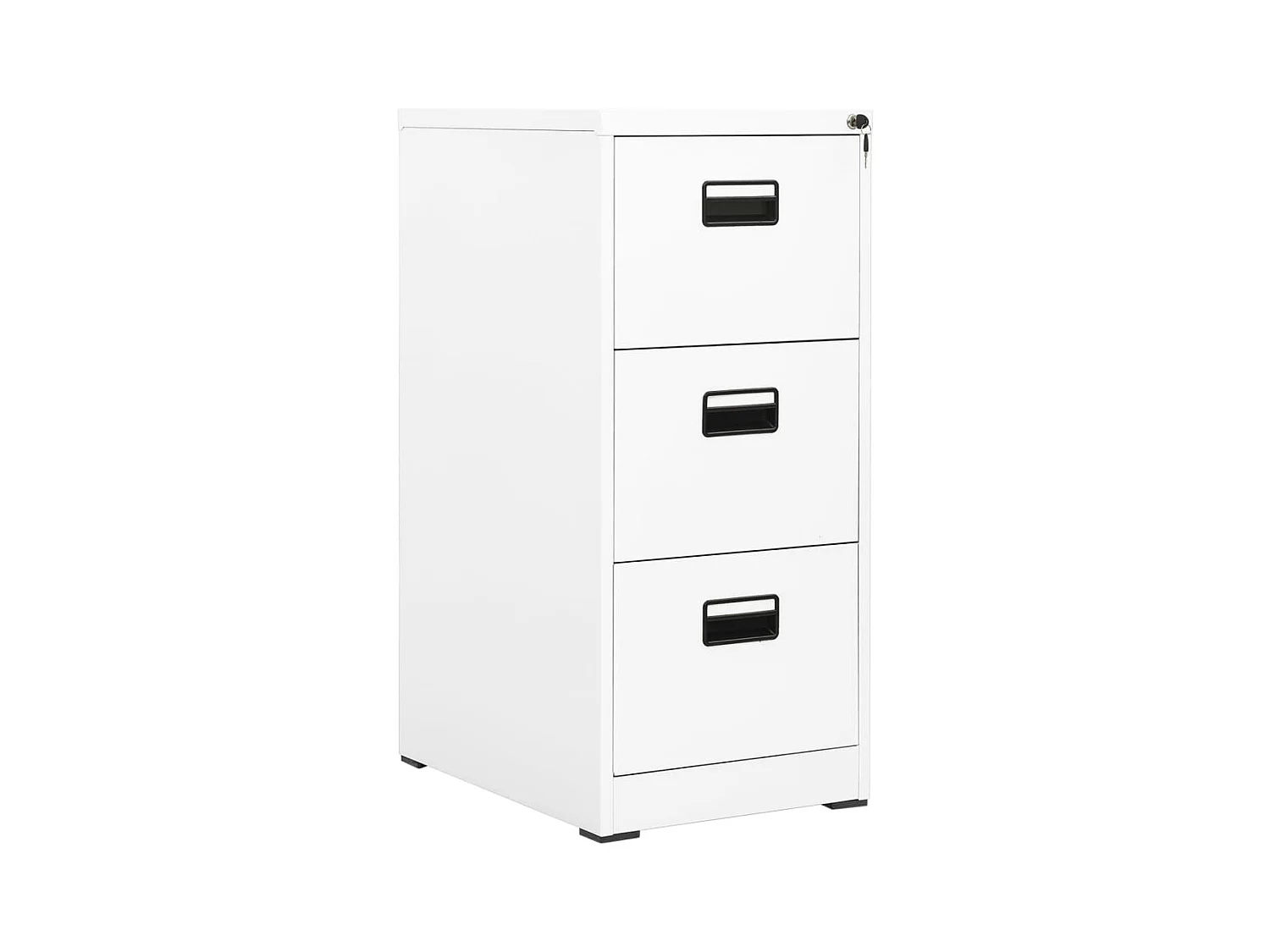 Witte archiefkast 46x62x102,5 cm staal