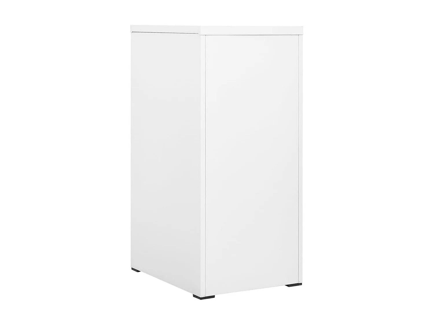 Mobiletto portadocumenti bianco 46x62x102,5 cm in acciaio
