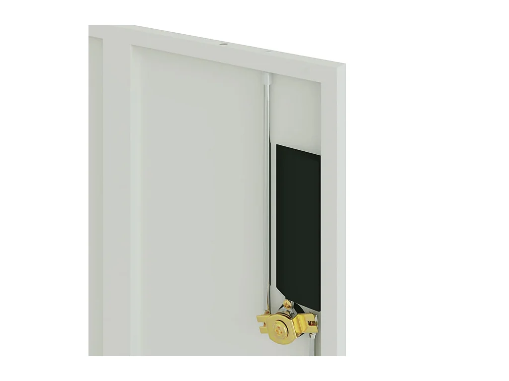 Lichtgrijze archiefkast 90x40x40 cm staal