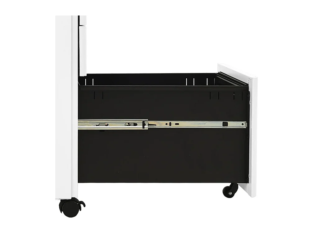 Mobile archivio mobile Bianco 30x45x59 cm Acciaio