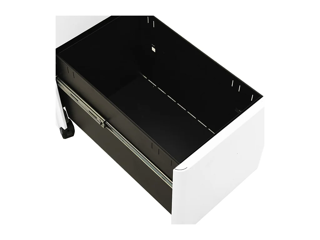 Mobile archivio mobile Bianco 30x45x59 cm Acciaio