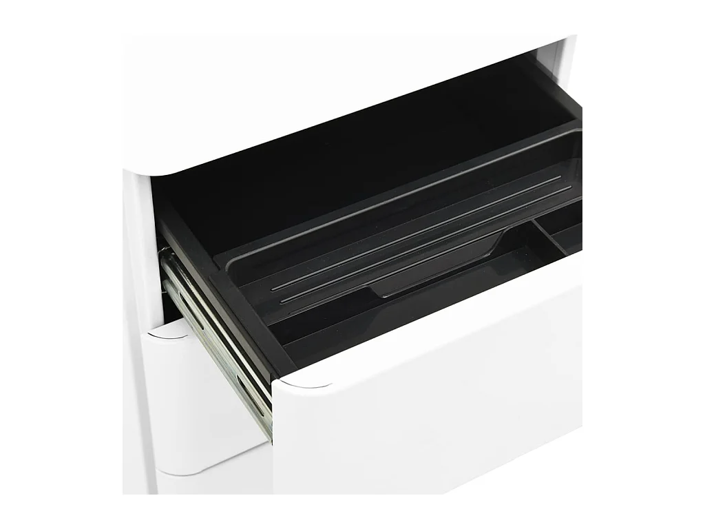 Mobile archivio mobile Bianco 30x45x59 cm Acciaio