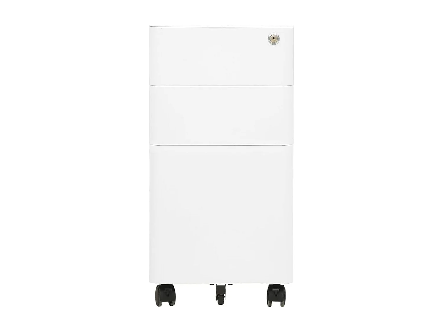 Mobile archivio mobile Bianco 30x45x59 cm Acciaio