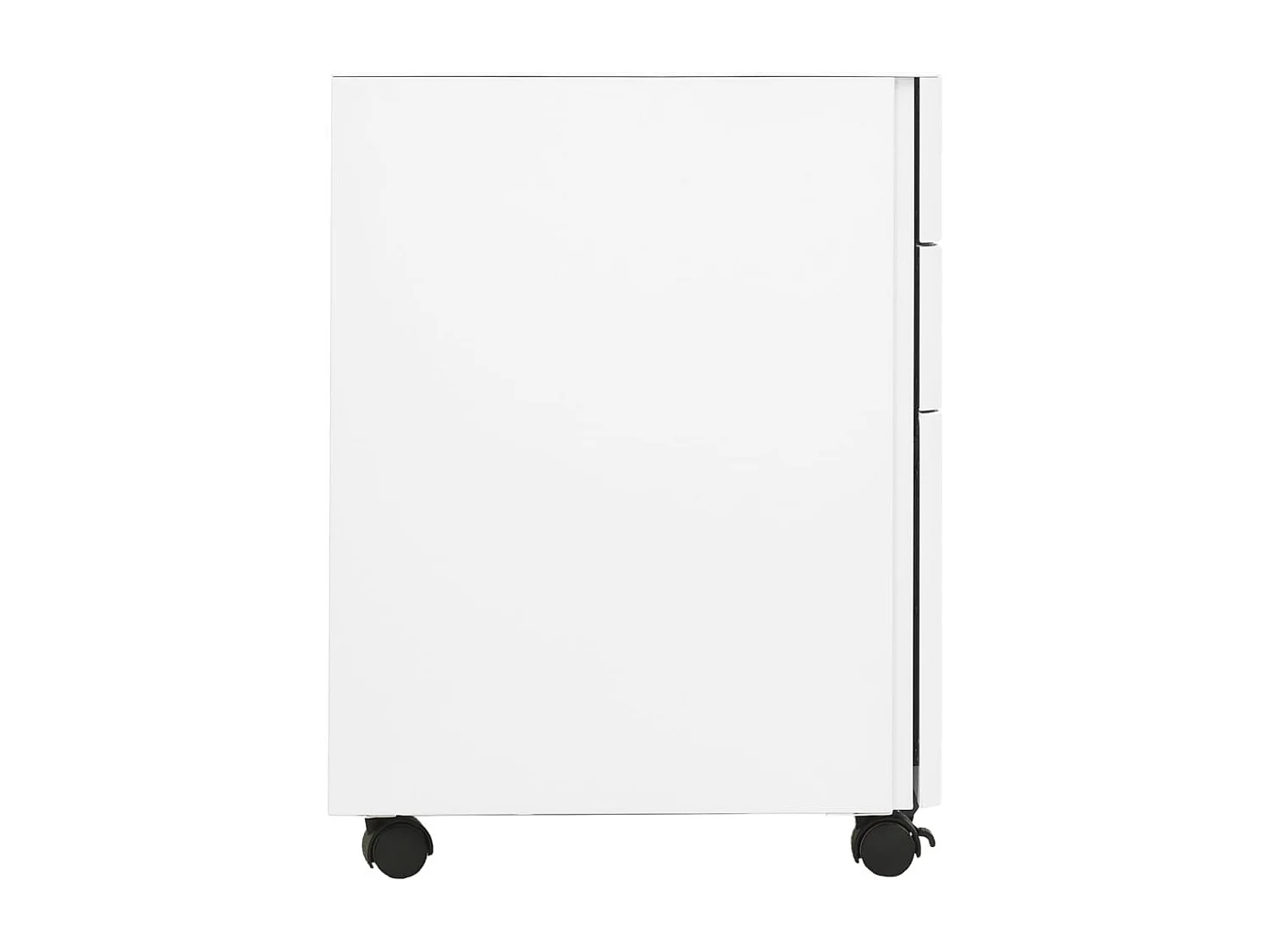 Mobile archivio mobile Bianco 30x45x59 cm Acciaio