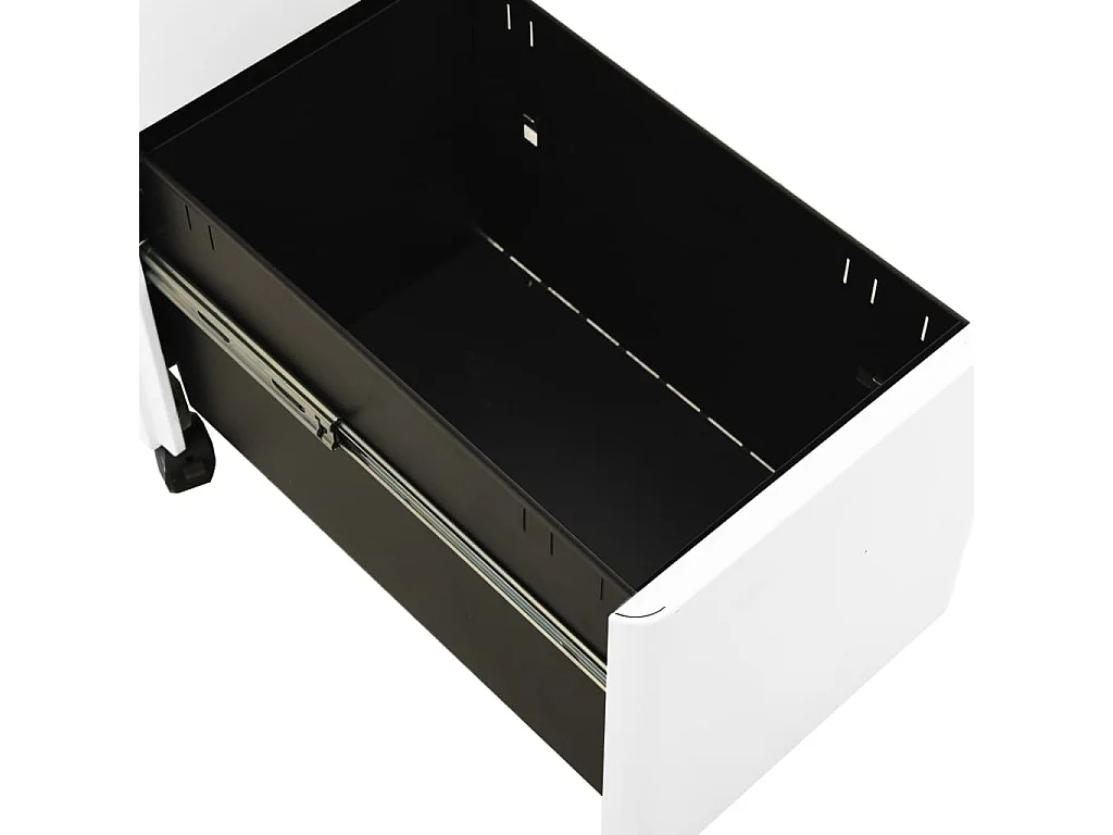 Mobile archivio mobile Bianco 30x45x59 cm Acciaio