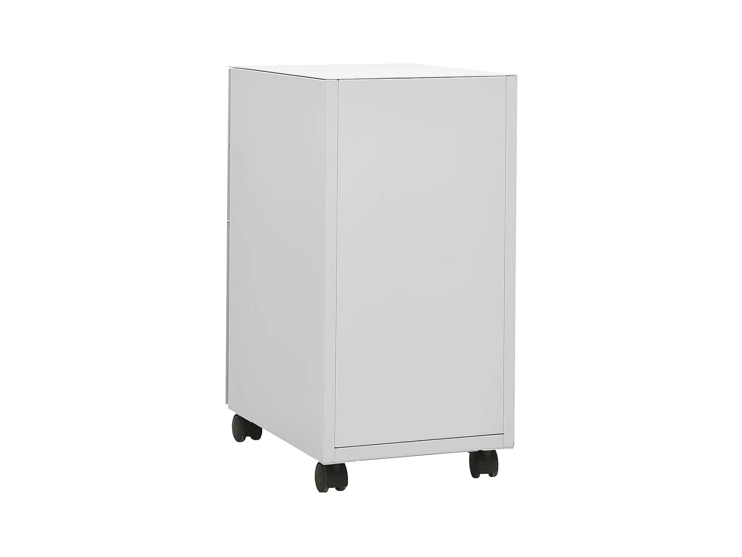 Mobiele archiefkast Lichtgrijs 30x45x59 cm Staal
