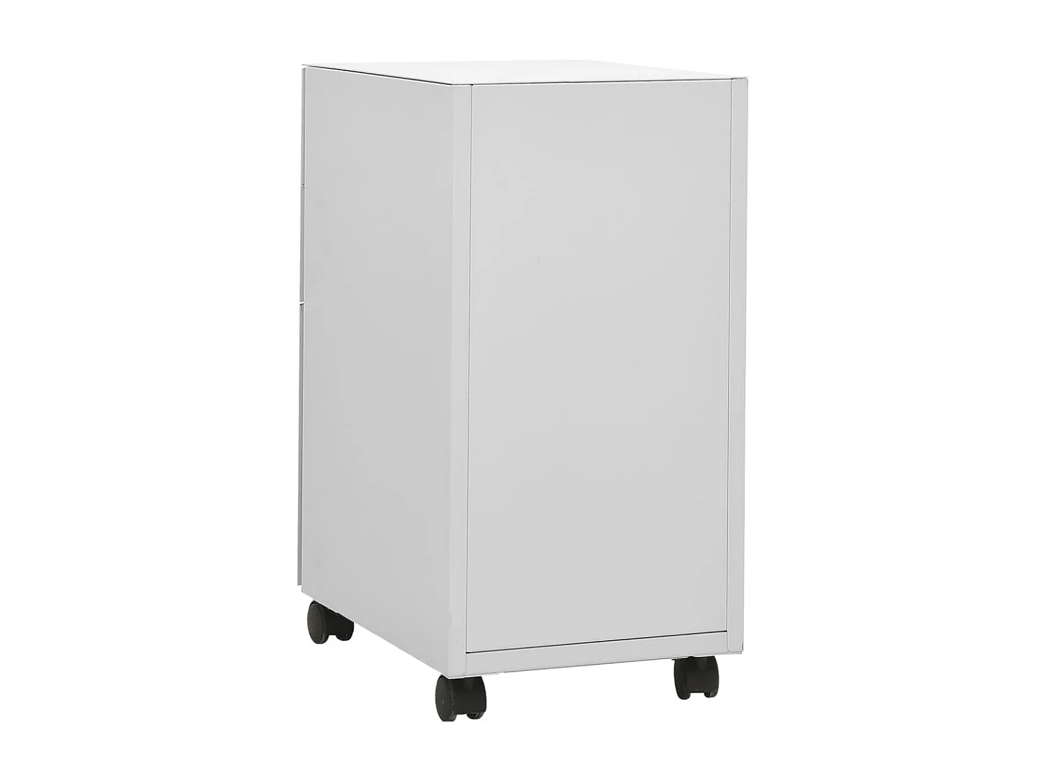 Archivador móvil Gris claro 30x45x59 cm Acero