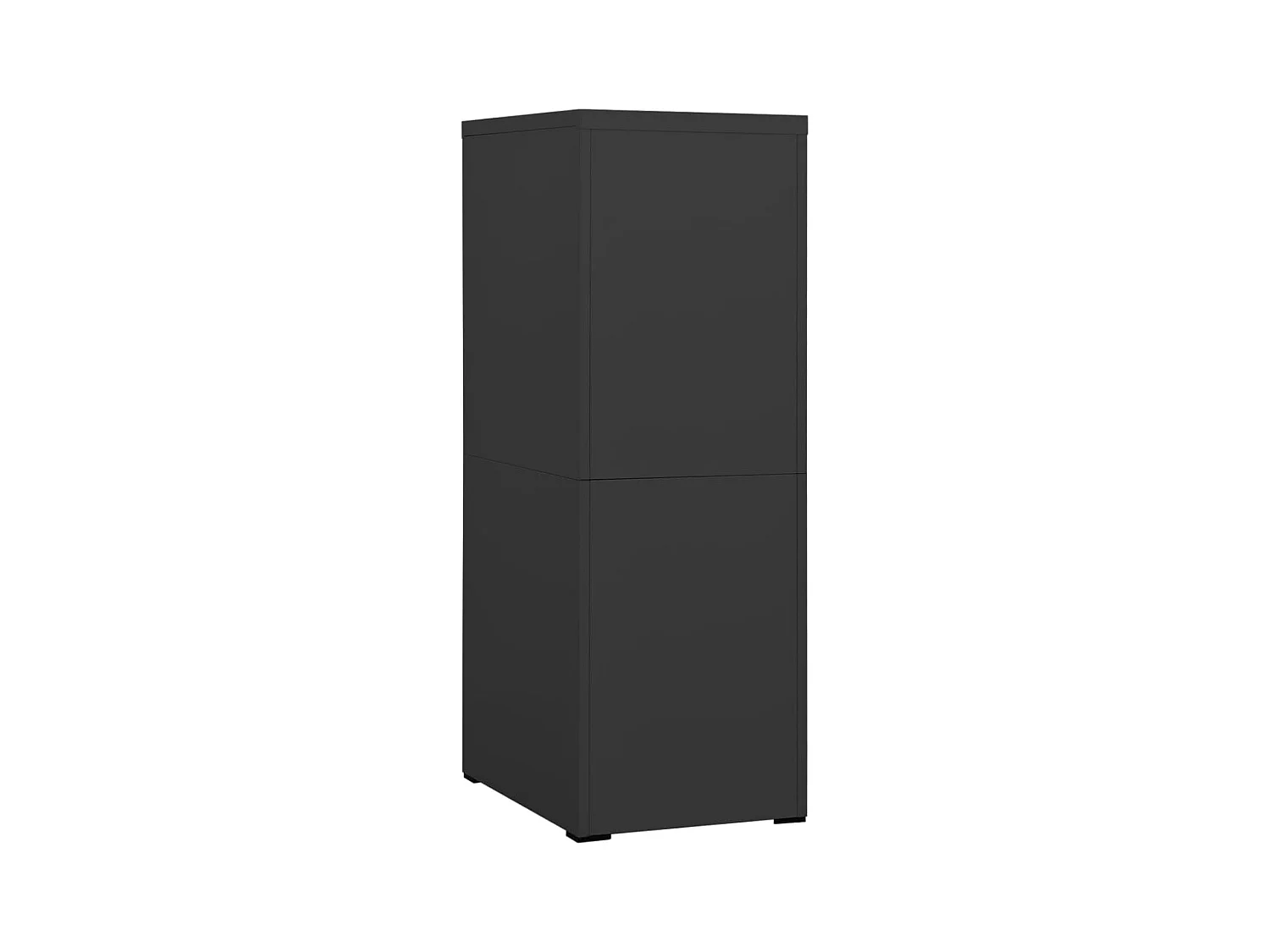 Antraciet archiefkast 46x62x133 cm staal