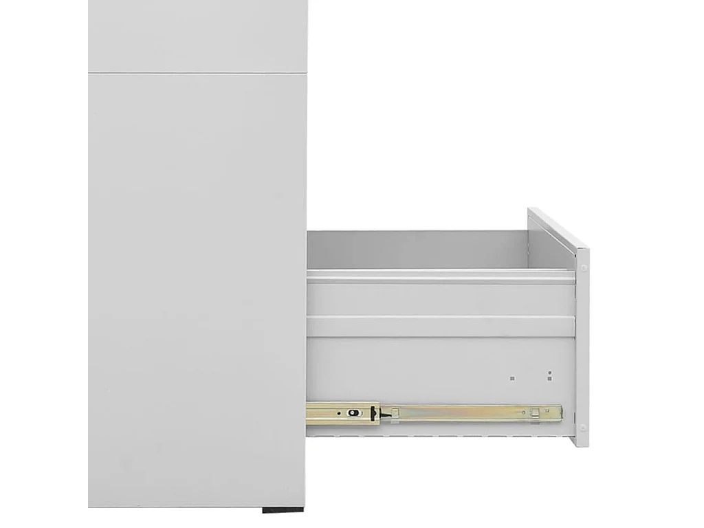 Lichtgrijze archiefkast 46x62x102,5 cm staal