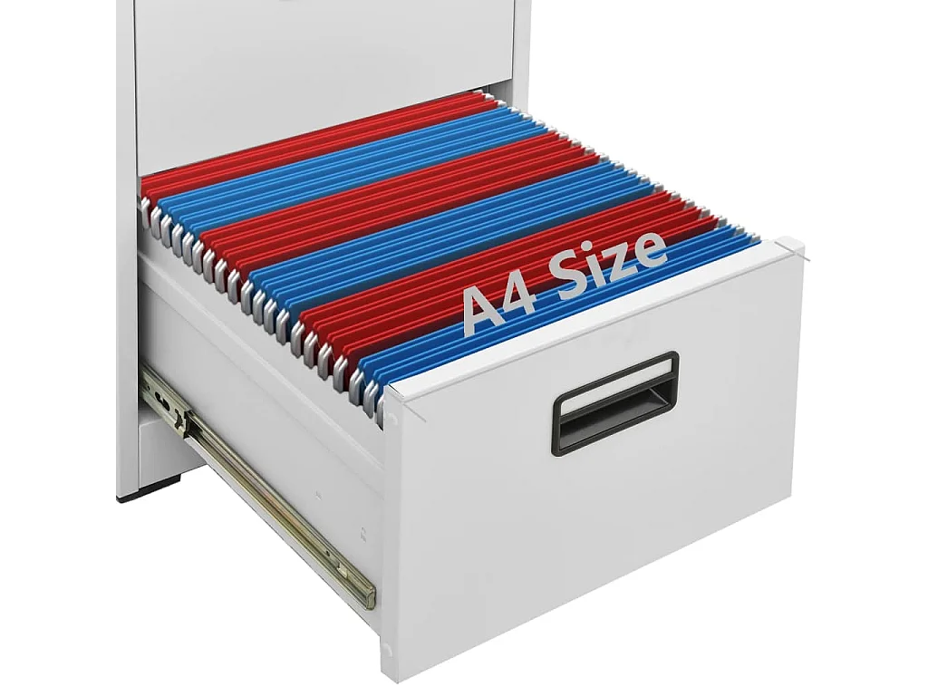 Archivador Gris Claro 46x62x102,5 cm Acero