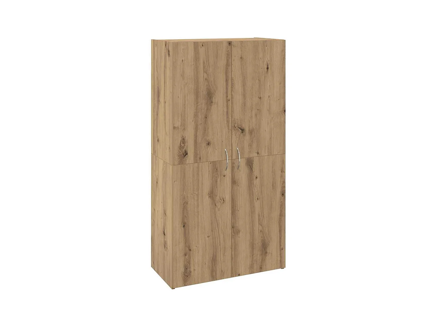 Cabinet de Bureau avec étagère chêne artisanal 60 x 32 x 115 cm