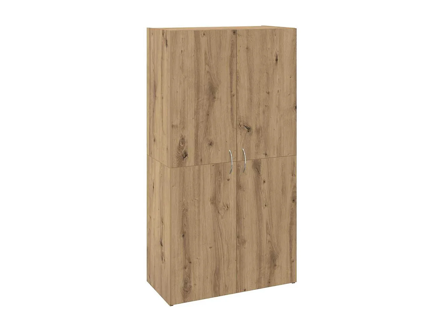 Cabinet de Bureau avec étagère chêne artisanal 60 x 32 x 115 cm