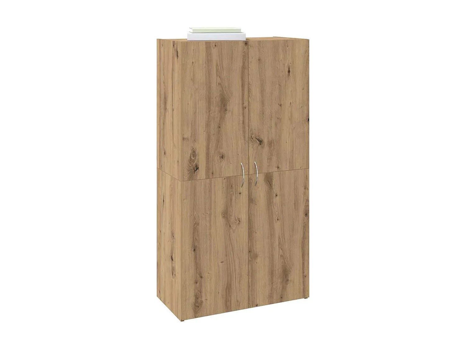 Cabinet de Bureau avec étagère chêne artisanal 60 x 32 x 115 cm