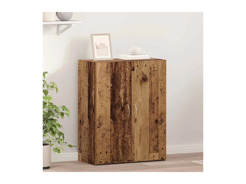 Cabinet de Bureau Bois ancien 60 x 32 x 77.5 Bois d'ingénierie