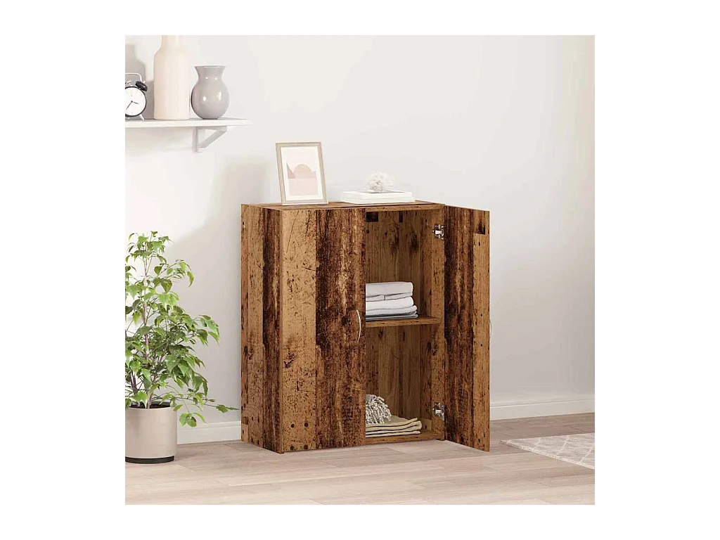 Cabinet de Bureau Bois ancien 60 x 32 x 77.5 Bois d'ingénierie