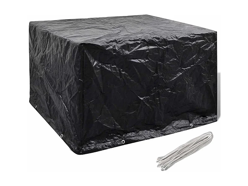 Funda para muebles de jardín con 8 ojales 135 x 135 x 90 cm