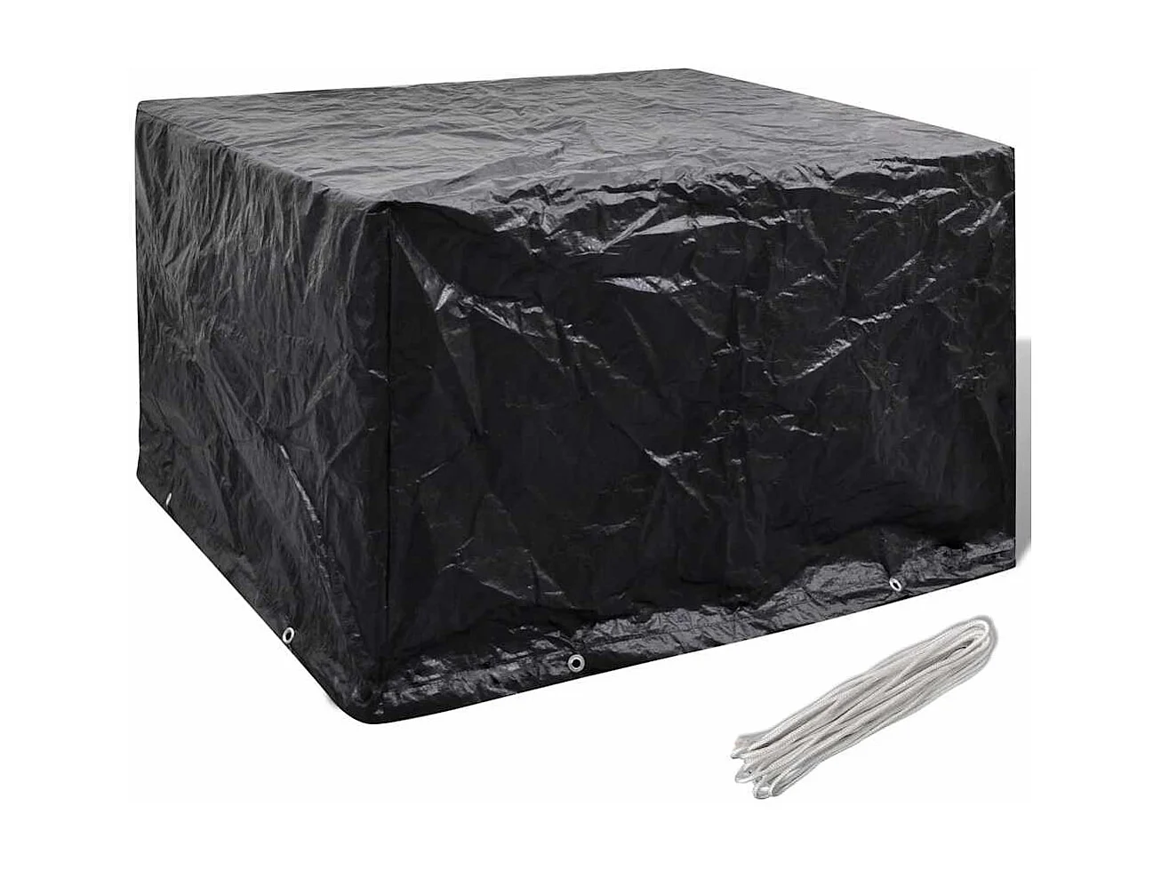 Funda para muebles de jardín con 8 ojales 135 x 135 x 90 cm