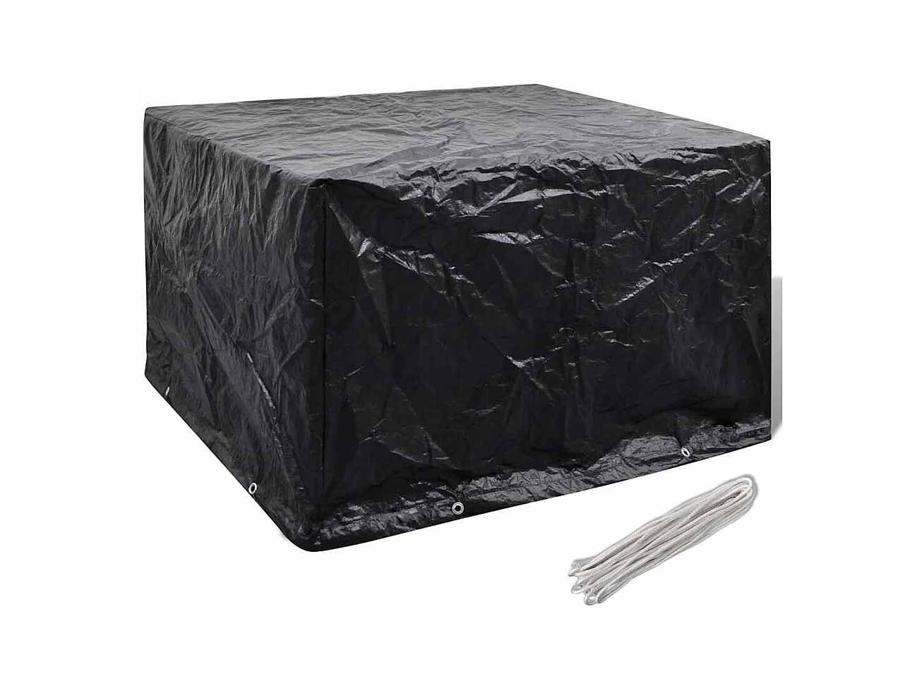 Copertura per mobili da giardino con 8 occhielli 135 x 135 x 90 cm